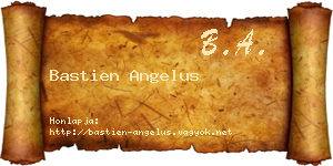 Bastien Angelus névjegykártya